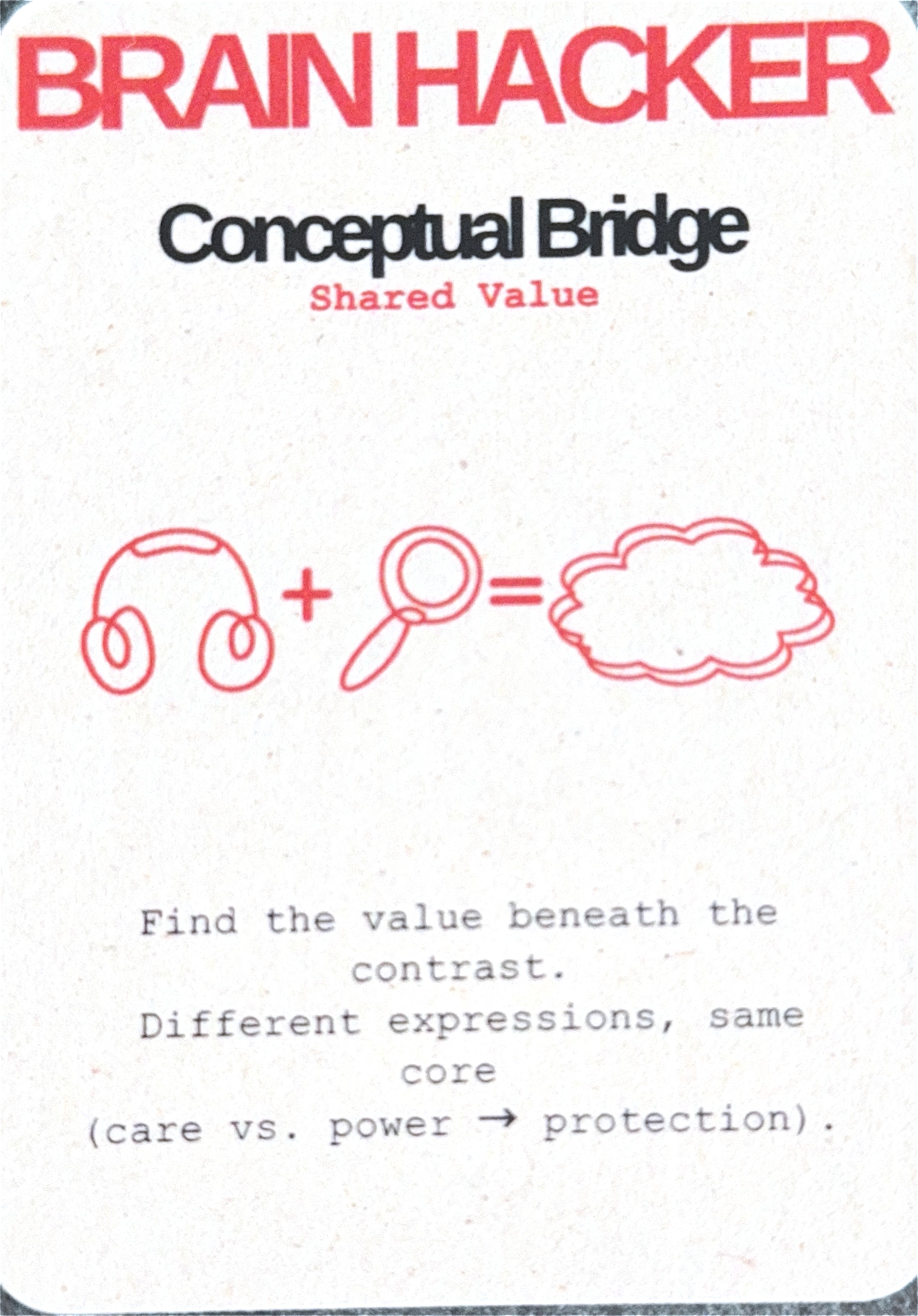 Conceptual Bridge — Shared Value